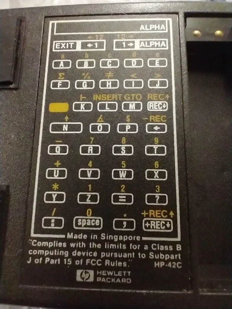 October 4, 1979: HP 41c Programmable Calculator : Day in Tech History